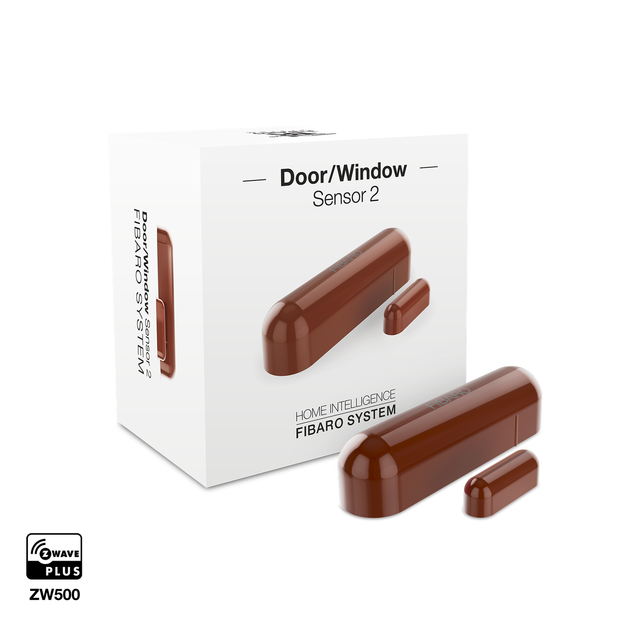 Датчик відкриття дверей/вікна і температури FIBARO Door/Window Sensor 2 (brown) коричневий, Відкриття вікна/двері, Температура