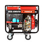 ДИЗЕЛЬНИЙ ГЕНЕРАТОР WM7000CLE ATS 7,0Квт 1 ФАЗA, ЦИЛ. З'ЄМНИЙ, вага117 кг. Двигун WM188FBE -12л.с. автоматика