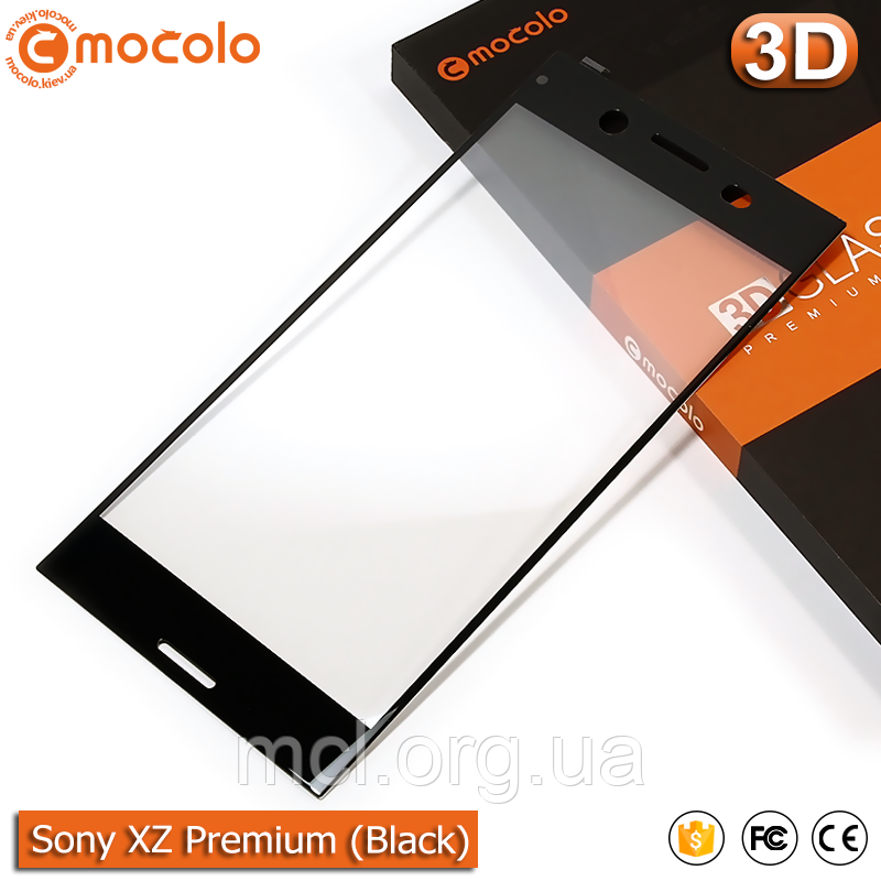 Захисне скло Mocolo Sony Xperia XZ Premium 3D (Black)