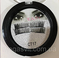 Многоразовые ресницы на магнитах Magic Eyelashes СТ17 с 1 магнитом