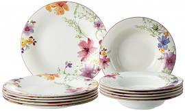 Набір порцелянових тарілок Villeroy & Boch Mariefleur Basic 6/12 1041007609