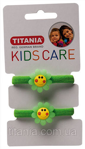 Затискач для волосся еластичний "Подосолух", 2 шт. TITANIA 8503 KIDS