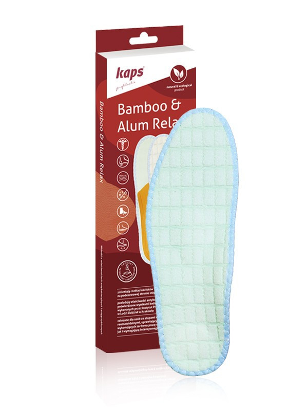 Ортопедичні устілки Kaps Bamboo & Alum Relax