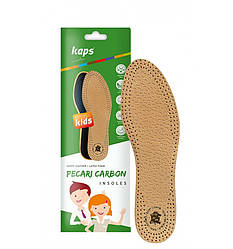 Kaps Pecari Carbon Kids — Шкіряні устілки для дитячого взуття