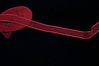 Мереживо французьке бавовняне №2091 - ширина 2,5 см - колір червоний