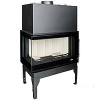 Каминная топка UNIFLAM 760 EVO LBS роздільне стекло