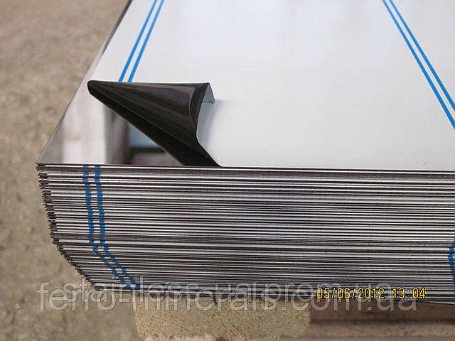 Неіржавкий лист 1,2х1250х2500 мм, AISI 304 (08X18H10), 2В+РЕ