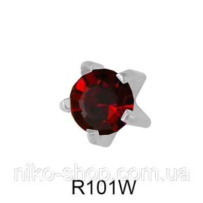 Крапан Січень (гранат) 3mm R101W(без покриття), фото 1