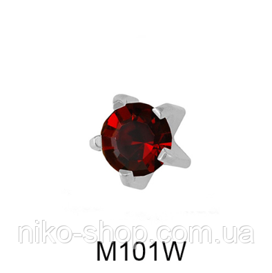 Крапан Січень (гранат) 2mm M101W(без покриття), фото 1