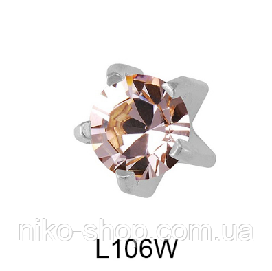 Крапан Червень 4мм L106W(без покриття), фото 1