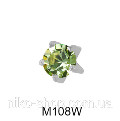 Крапан Серпень 2мм M108W(без покриття), фото 1