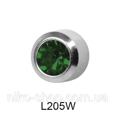 Завальцованные (смарагд) 4мм L205W(без покриття), фото 1