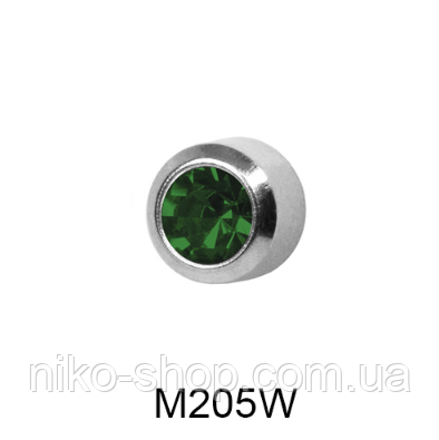 Завальцованные (смарагд) 2мм M205W(без покриття), фото 1