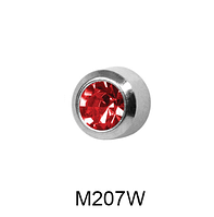 Завальцованные (рубин) 2мм M207W(без покрытия)