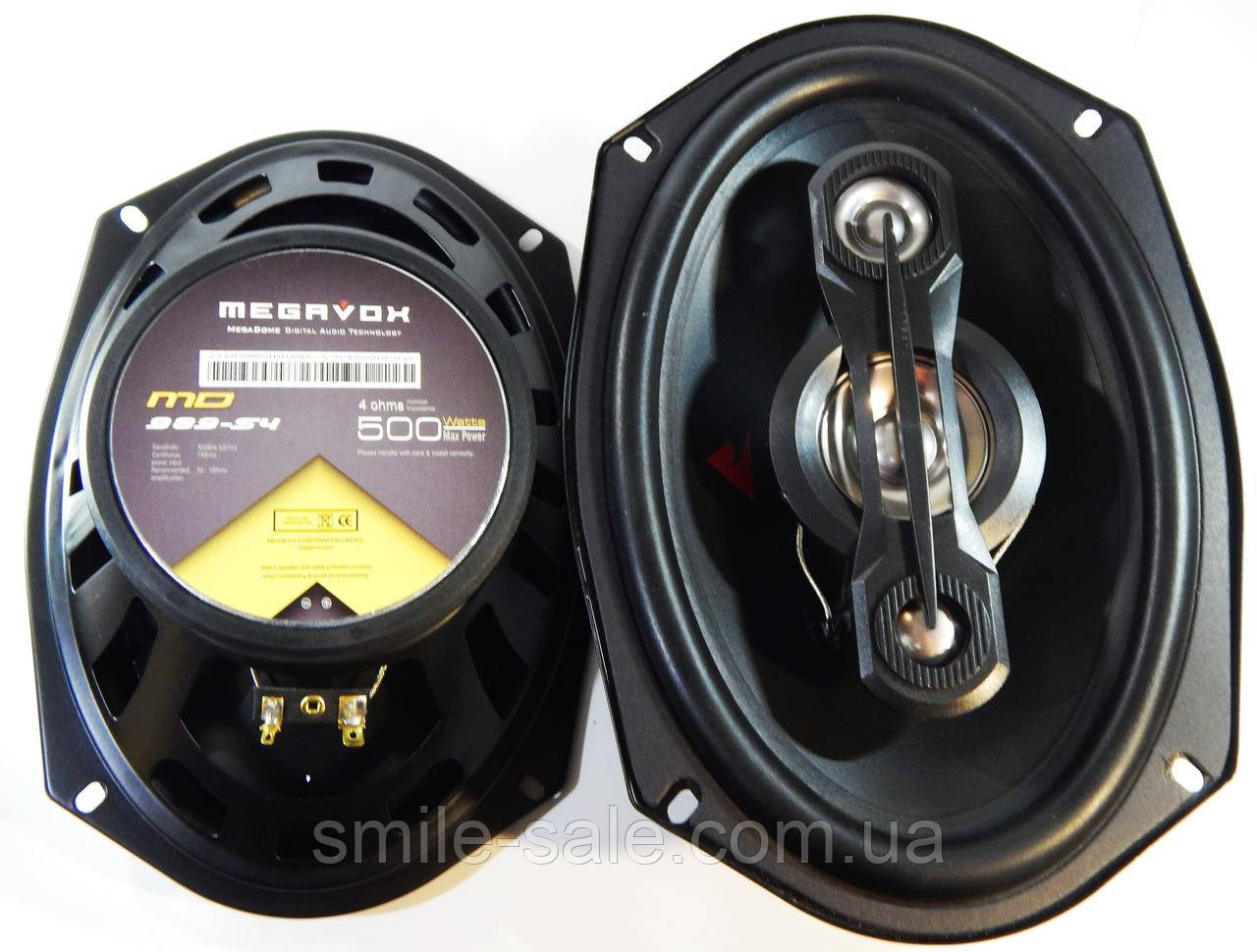 Автомобільна акустика Megavox MD-989-S4 овали (500 W) 3 смугові