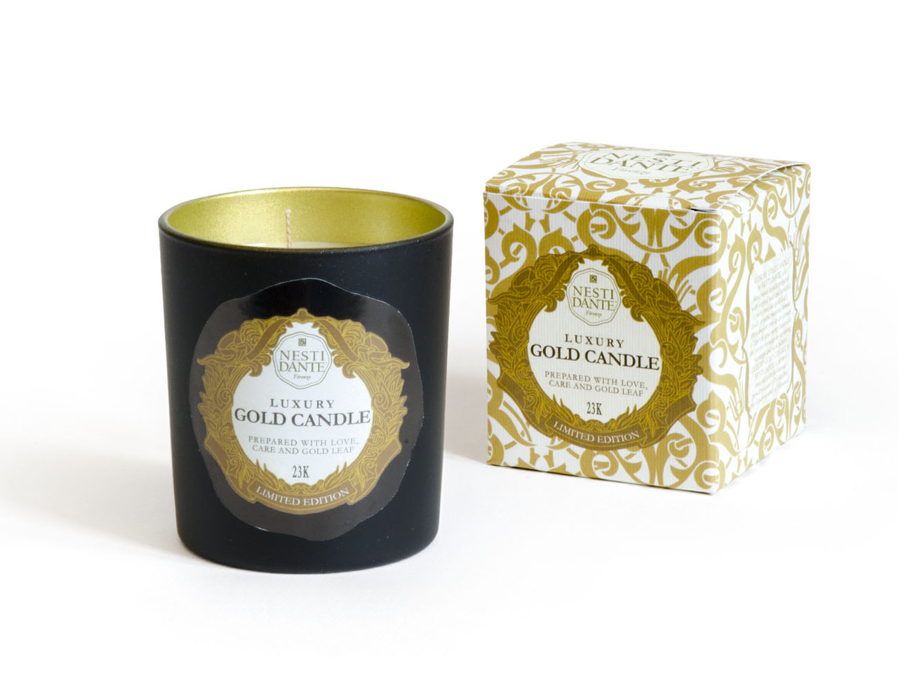 Ароматична свічка Nesti Dante Luxury Gold Candle Золота 160г