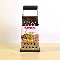 Тертка багатофункціональна 4 типи лез із неіржавкої сталі Kamille 