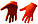 Рукавички робочі (Х/Б) помаранчеві, для садових та побутових робіт 12пар/уп, фото 3