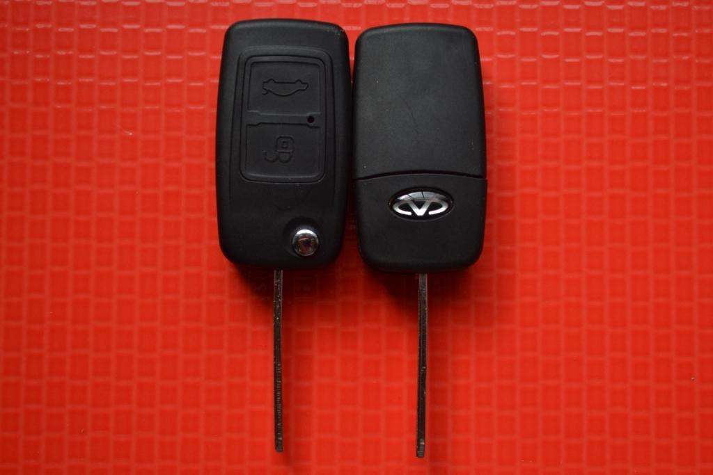 Ключ викидний Chery Tiggo 2 кнопки 315MHz, фото 1
