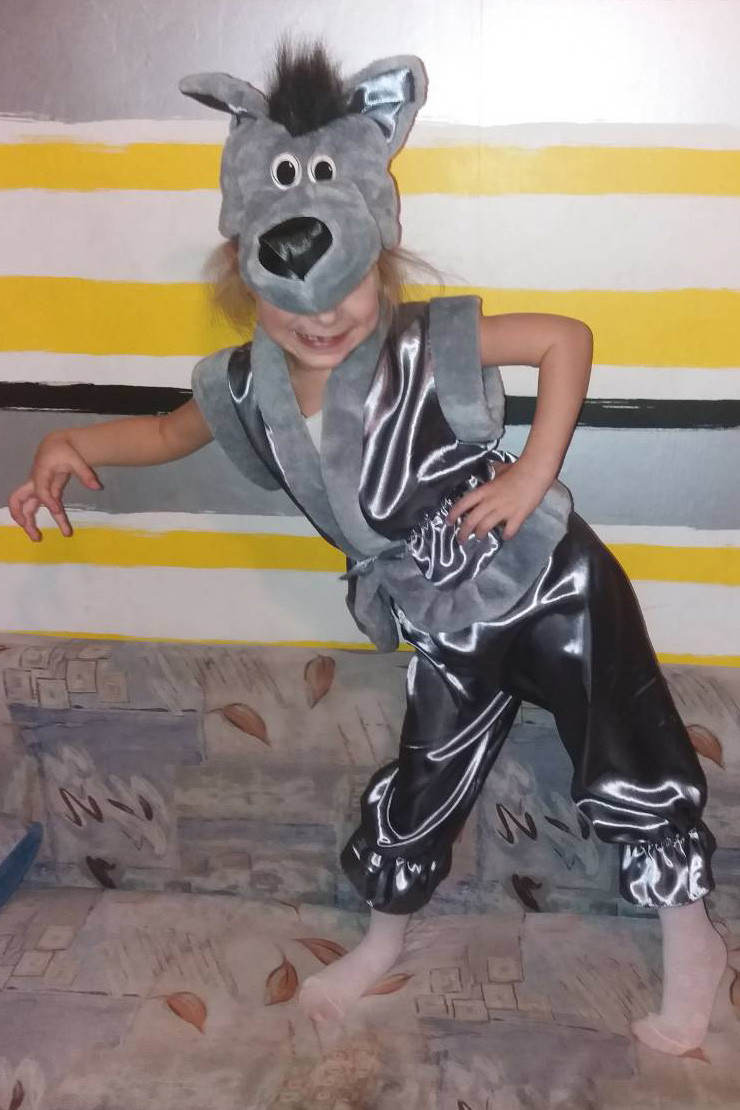 Дитячий карнавальний костюм вовк No1, фото 1