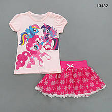 Літній костюм My Little Pony для дівчинки. 68 см
