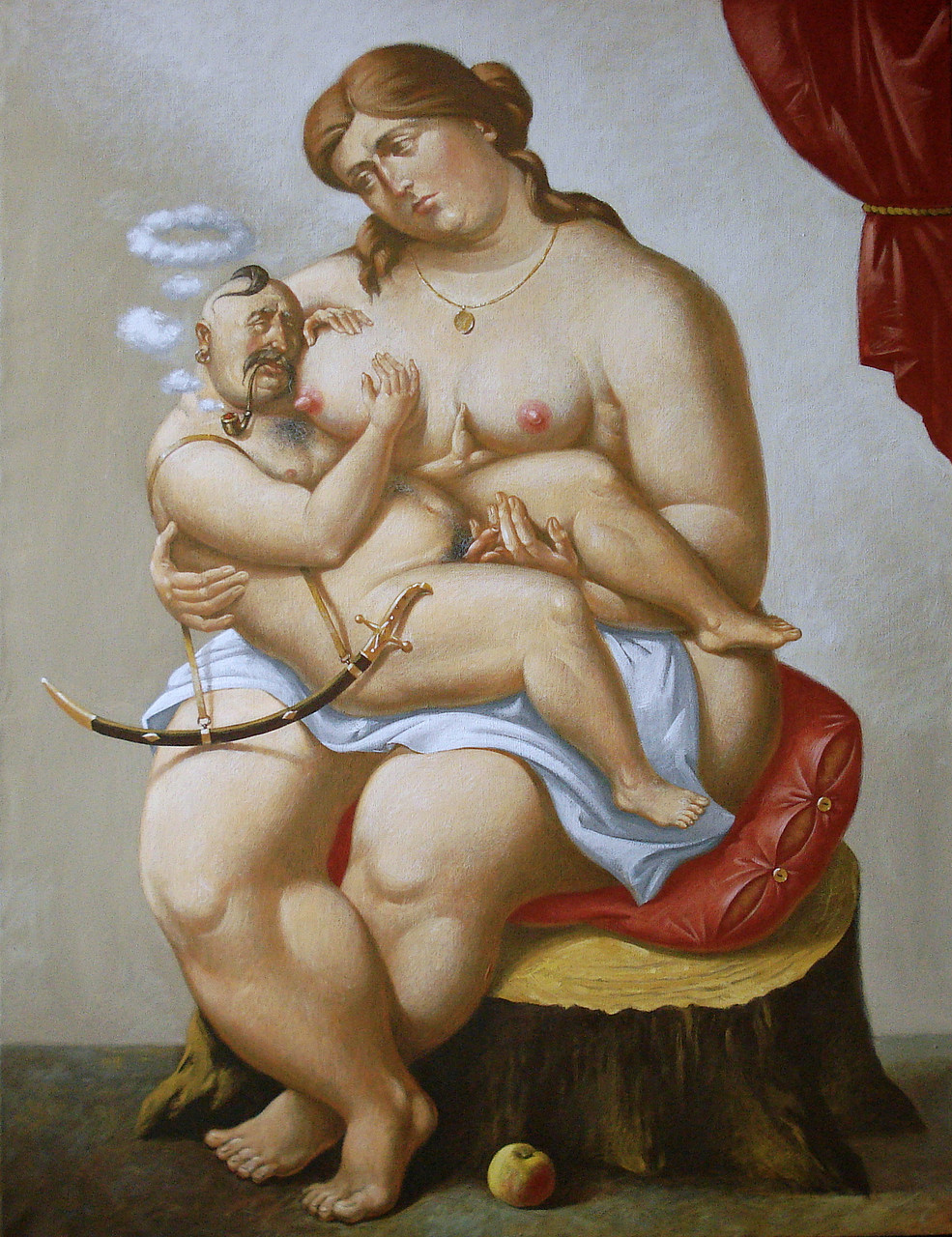 Картина Колискова  художник В.Є. Матвейцев 2013 рік