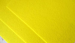 Фетр корейський жорсткий 1.2 мм, 20 на 30 см СВІТЛО-ЖІЛТИЙ