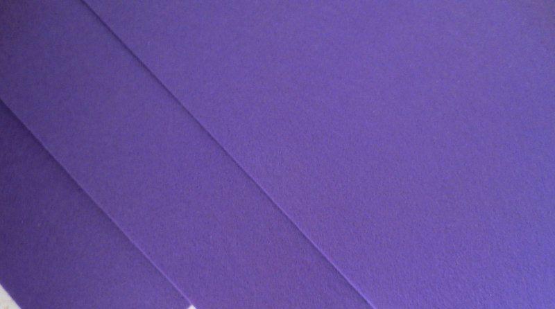 Фетр корейський жорсткий 1.2 мм, 20 на 30 см Фіолетовий