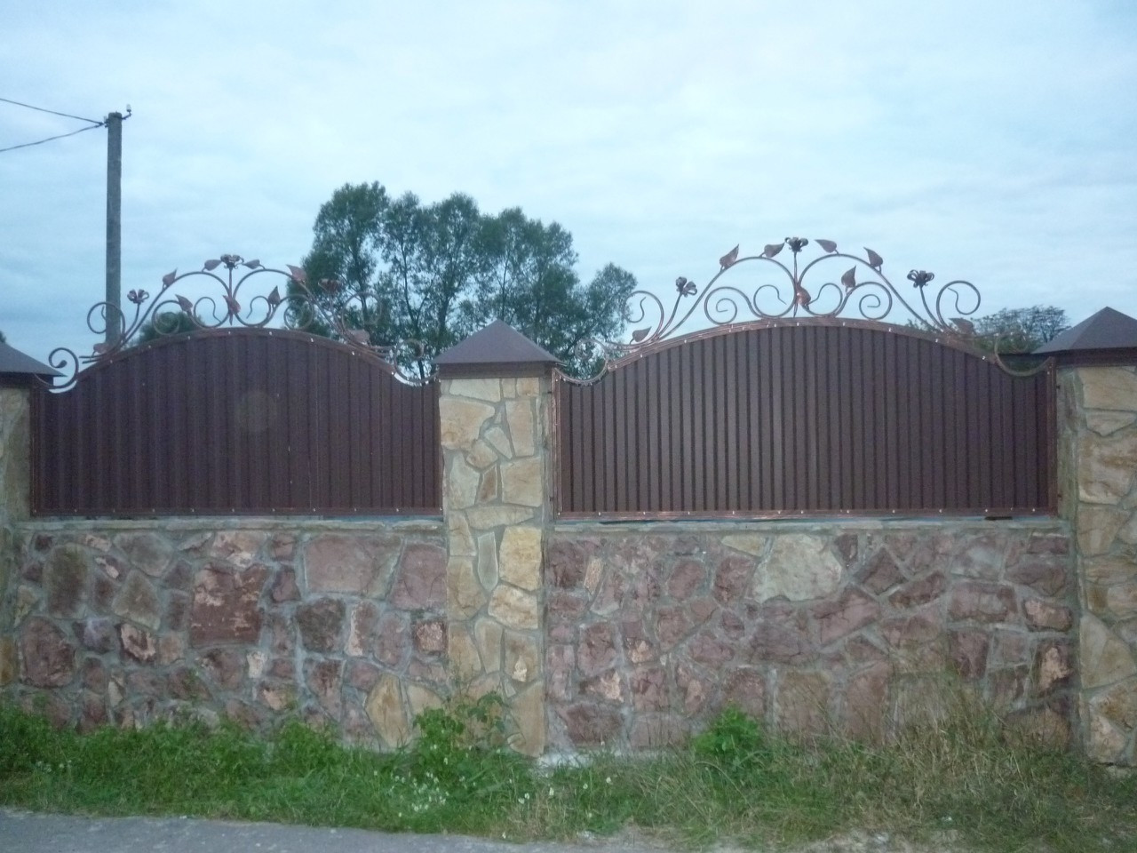 Паркан( забор) кований Мок