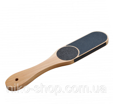 Терка для стоп дерев'яна збірна (ТДС-01) (60/80/100/180), фото 1