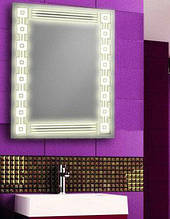 Дзеркало з лэд підсвічуванням для ванної кімнати d-10 600х800 мм