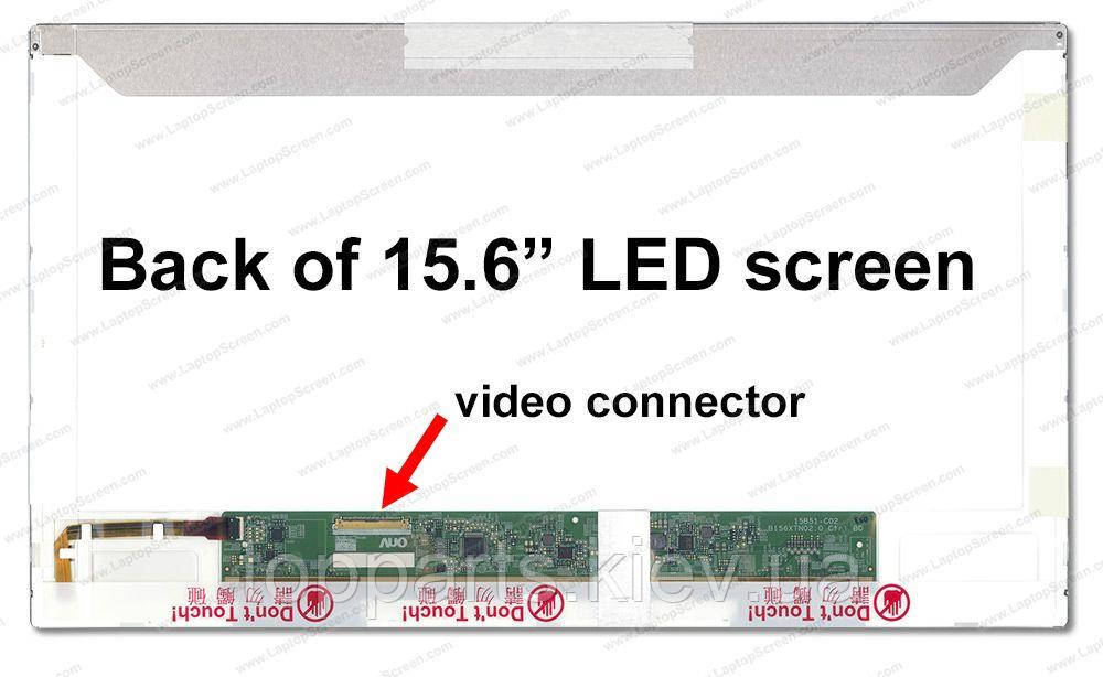 Матриця до ноутбуків 15.6" HD 1366x768, LG.Philips LP156WH4(TL)(N1), 40-pin (лівий роз'єм), матова