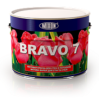 Матовая латексная краска для стен и потолков Bravo 7 10л
