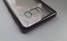 Чохол силіконовий із бампером під металік Samsung S8