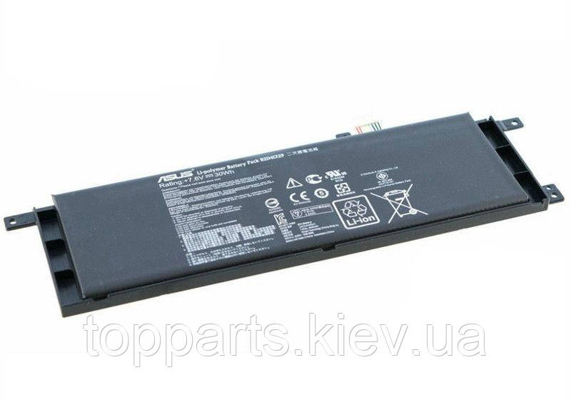 Батарея для ноутбука Asus X553 B21N1329, 4000mAh (30Wh), 2cell, 7.6V, Li-ion, чорна, ОРИГІНАЛЬНА