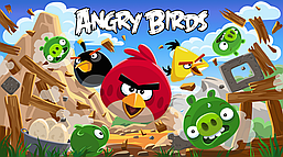 Магніт на холодильник вініловий Angry Birds.Дитячий магнітик на холодильник