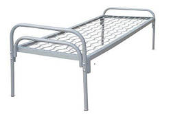 Ліжко металеве 1-СП 1900х800 мм, метал "НОРМА", медичні ліжка, ліжка для лікарень