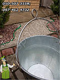 Оцинковане відро для колодязя на 10 літрів, окованное нержавійкою, фото 8