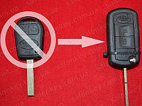 Ключ викидний LAND ROVER для переділки зі звичайного 3 кнопкового 433Mhz ID44 PCF7935 EWS