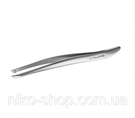 Сталекс TC-13/3 (П-13) Пінцет для брів (широкі скошені кромки), фото 1