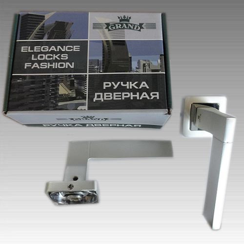 Ручка дверна GRAND RENATA SN/CP, фото 1