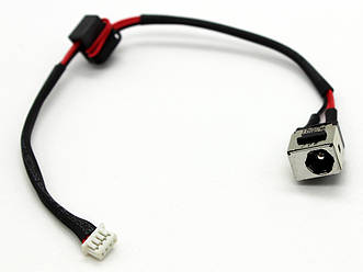 Роз'єм живлення з кабелем для Lenovo DC301007100 (5.5 mm x 2.5 mm), 4-pin, 13 см