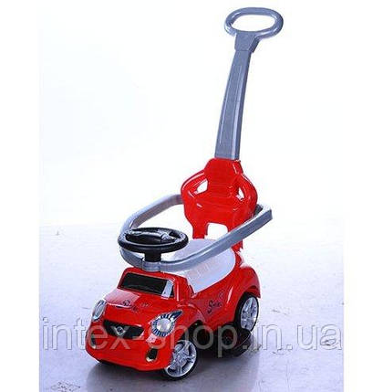 Каталка-толокар Bambi Червоний (FD-6812-3) зі світловими ефектами, фото 1