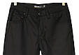 Джинси штани чоловічі прямі утеплені Le Gutti чорного кольору 32-й розмір, фото 2