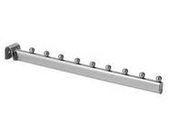 Флейта кронштейн на перемичку 45 см з фіксаторами 9 куль хром