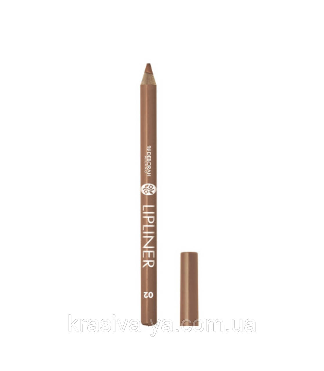 Косметичний олівець для губ Lip Liner "New Color Range" 02 Beige, 1.5 м