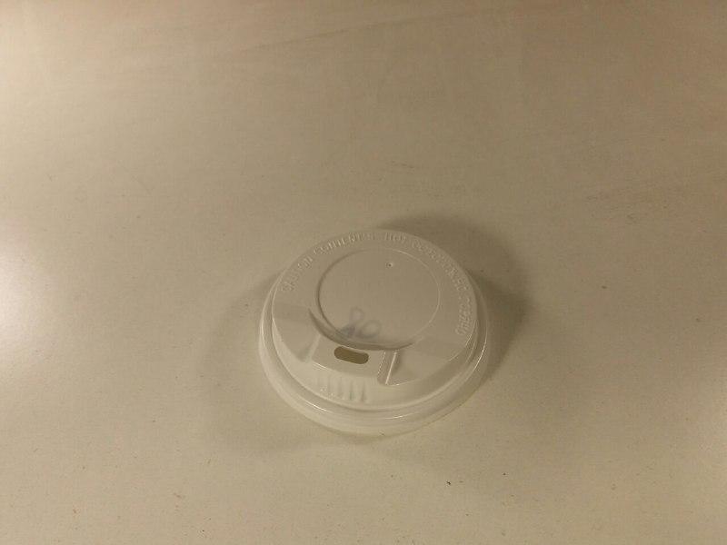 Кришка на стакан паперовий Ф70 (гар), Харків (50 шт), фото 1