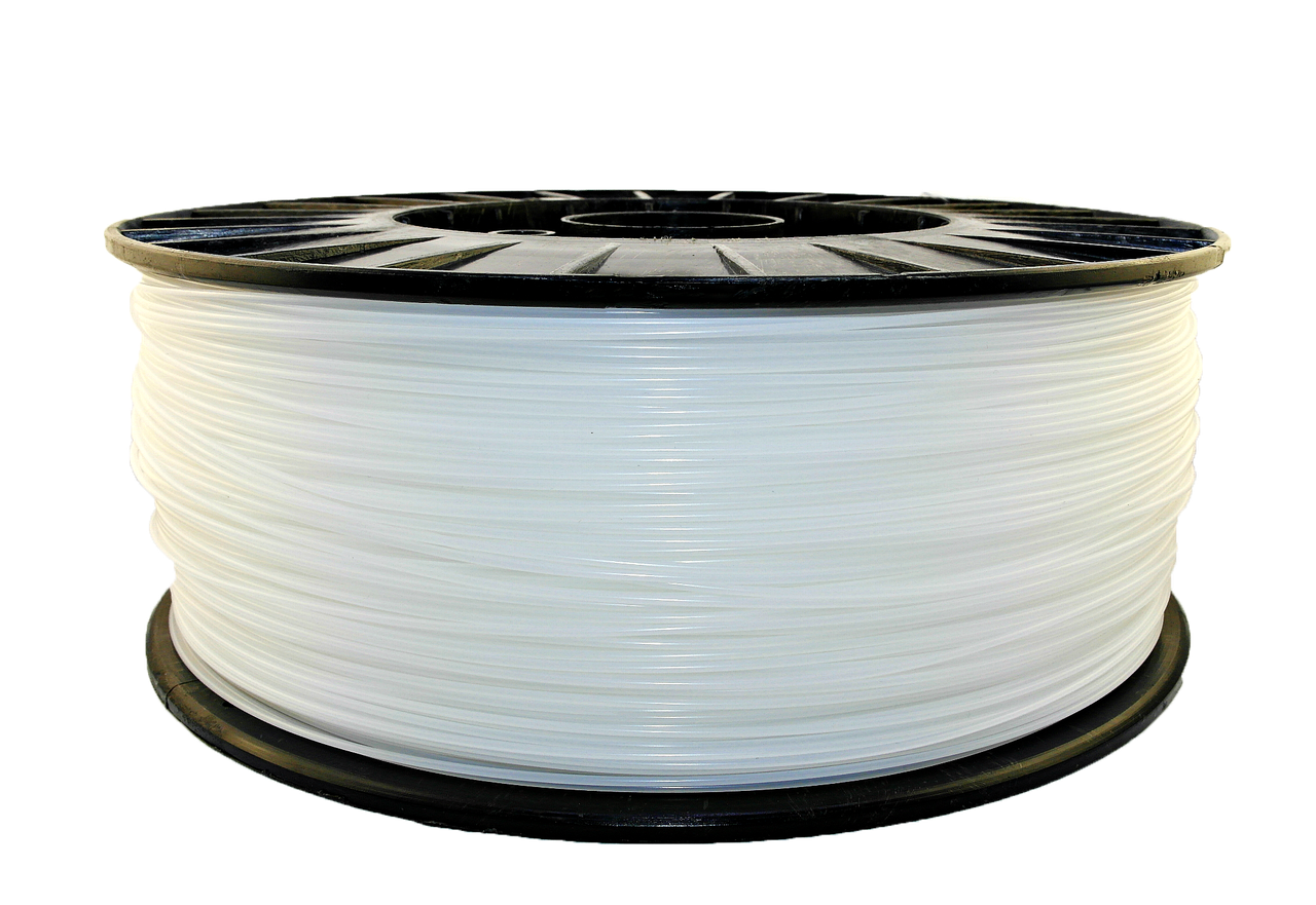 Nylon 6 (PA) пластик для 3D-друку, Натуральний (1.75 мм/2.5 кг)