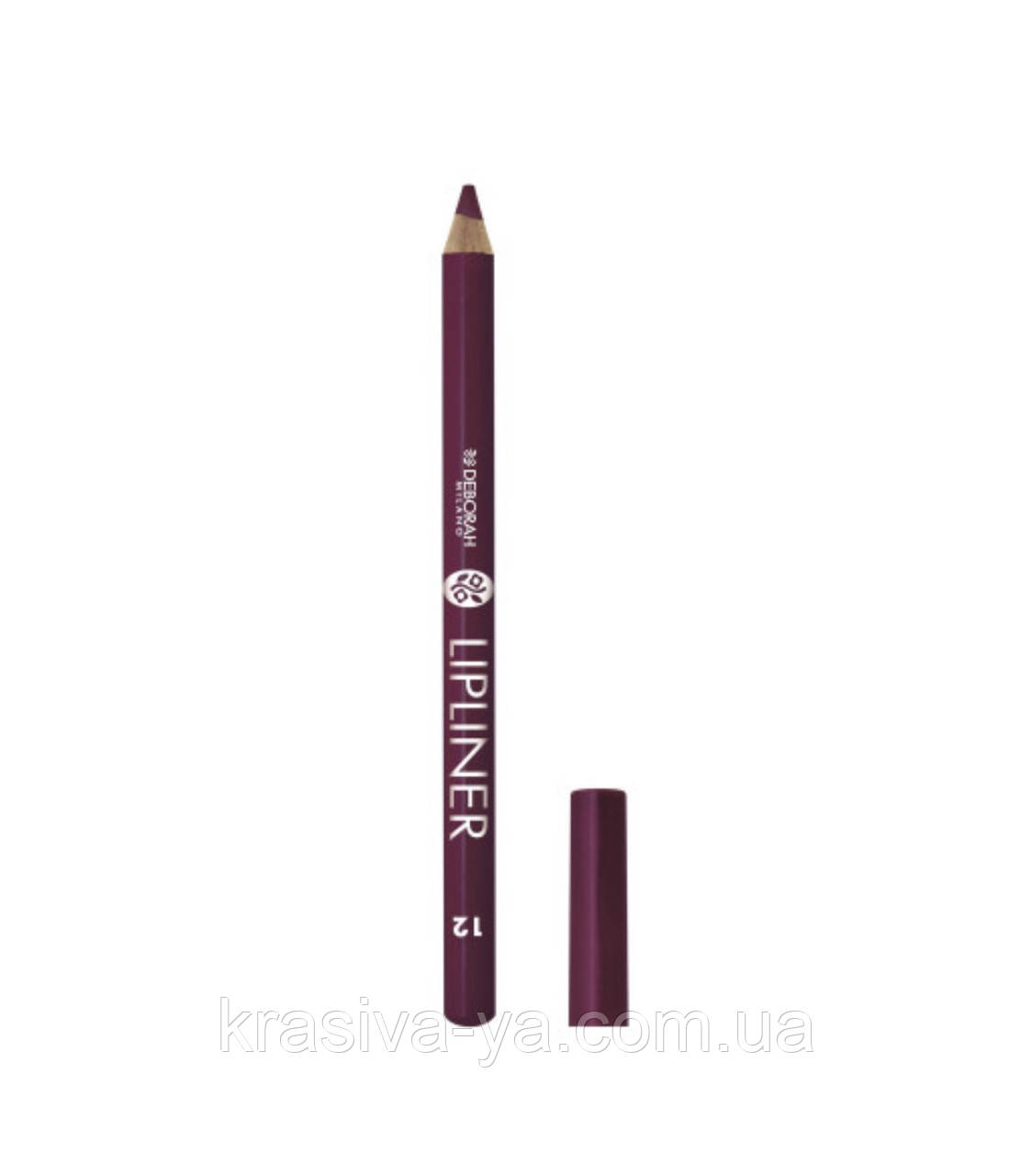Косметичний олівець для губ Lip Liner "New Color Range" 12 Purple, 1.5 м