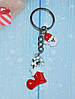 Красивий Новорічний брелок зі стразами, фото 3